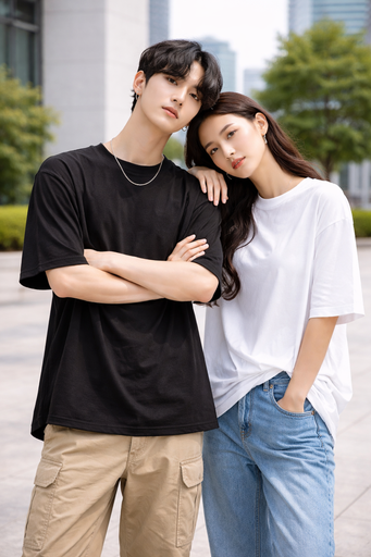 SCR 40 Siro Cotton Oversized Round Neck S/Sleeve 240GSM