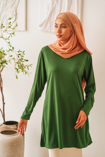 [QDM56] QDM 56 Quick Dry Round Neck Muslimah